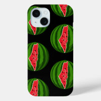 Palestine Watermelon Flag Map Freie Palästinenser