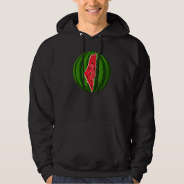 Palestine Watermelon Flag Map Freie Palästinenser. Hoodie
