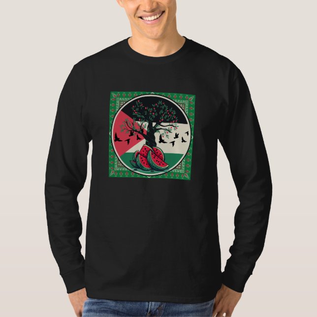 palestine watermelon - Freiheit für die Palästinen T-Shirt (Vorderseite)