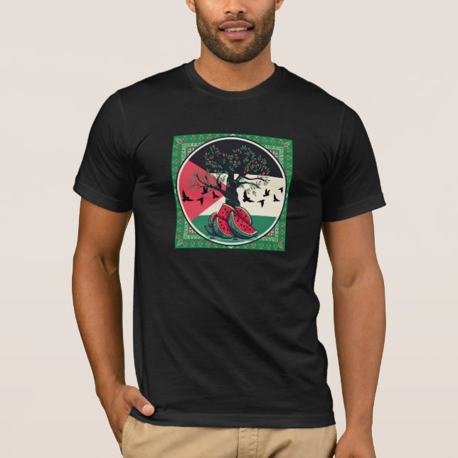 palestine watermelon - Freiheit für die Palästinen T-Shirt (Vorderseite)