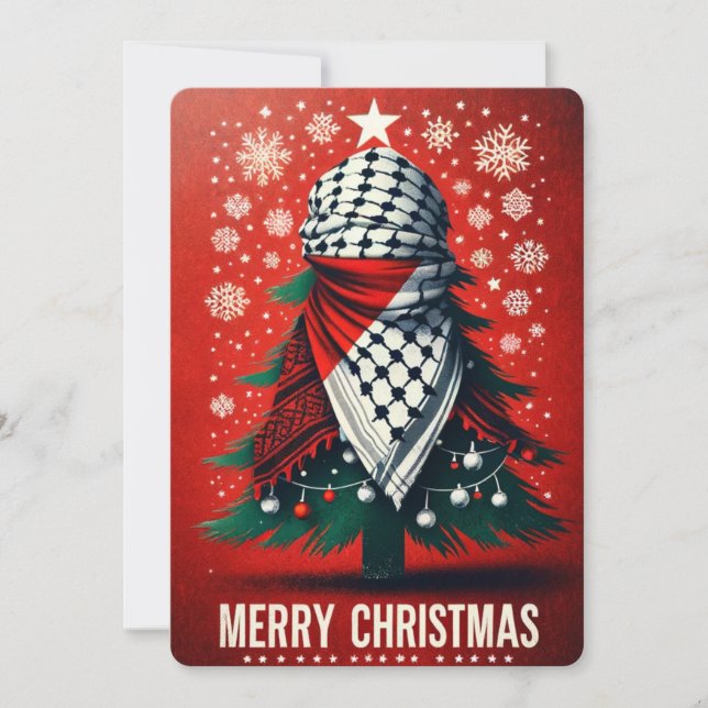 PALESTINE Weihnachtskarte (Vorderseite)