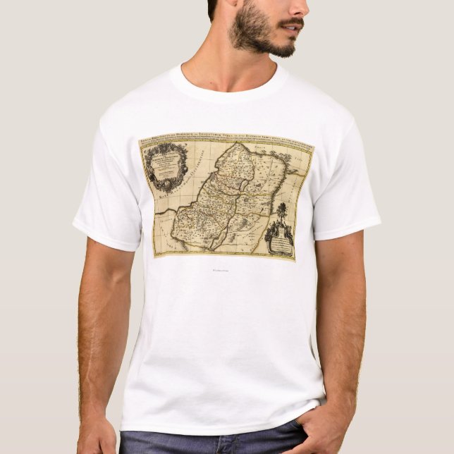 PalestinePanoramic MapPalestine 2 T-Shirt (Vorderseite)