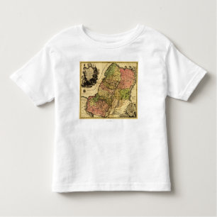 PalestinePanoramic MapPalestine 4 Kleinkind T-shirt