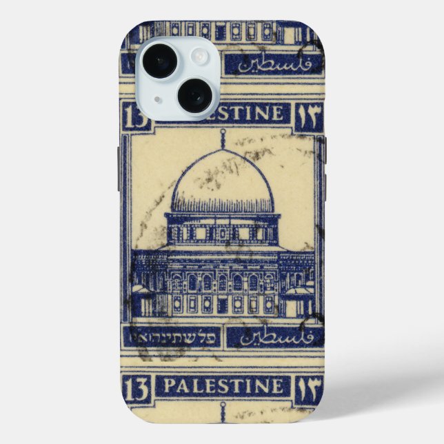 palestinische antike Briefmarke 1920 Case-Mate iPhone Hülle (Rückseite)