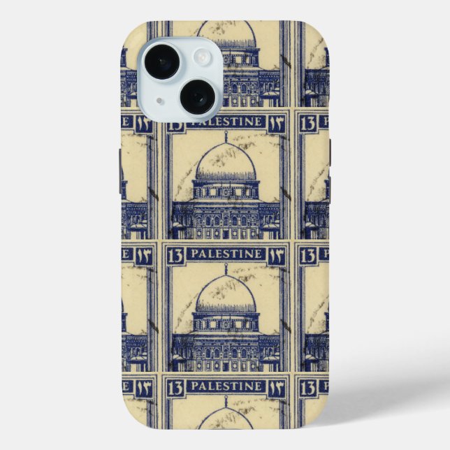 palestinische antike Briefmarke 1920 Case-Mate iPhone Hülle (Rückseite)
