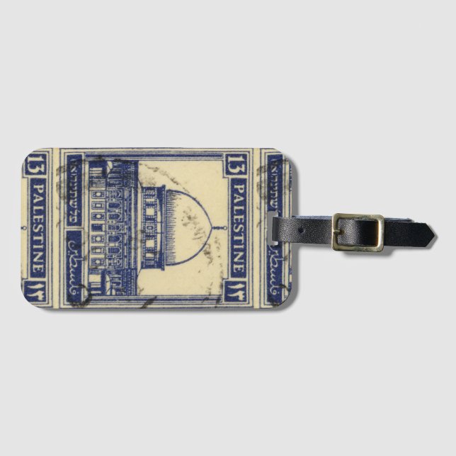 palestinische antike Briefmarke 1920 Gepäckanhänger (Vorderseite (Horizontal))