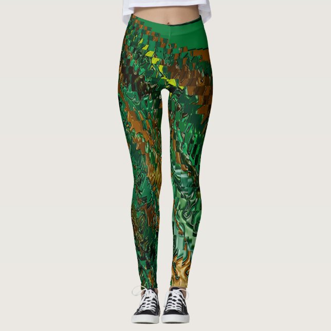 Palette der Mutter Erde ... Leggings (Vorderseite)