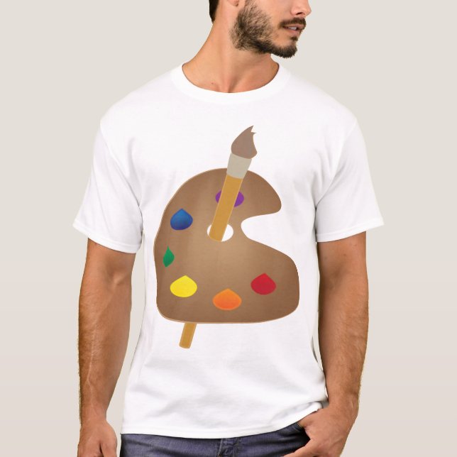 Palette des Künstlers T-Shirt (Vorderseite)