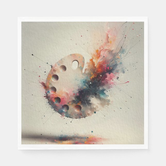 Palette of Creation-Papier-Serviette Serviette (Vorderseite)