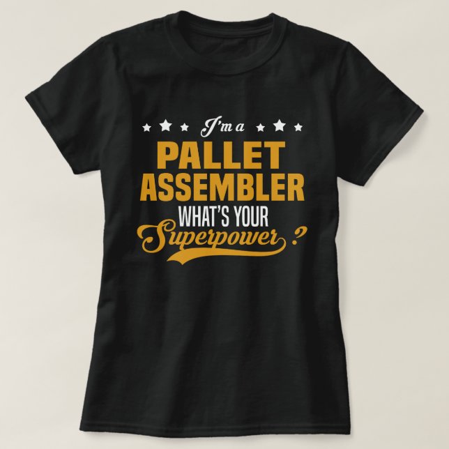 Palettenmontierer T-Shirt (Design vorne)