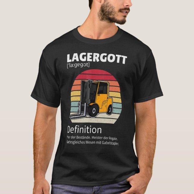 Palettenstapler Warehouse Logistiker-Sprichwort 3 T-Shirt (Vorderseite)