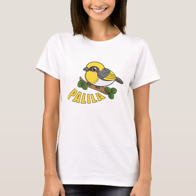 Palila Hawaii Forest Bird T-Shirt (Vorderseite)