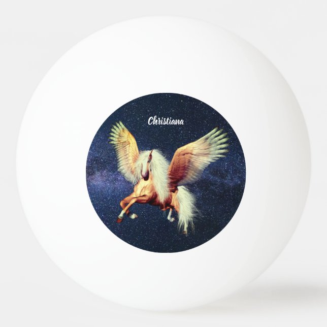 Palimino Winged Pegasus  Tischtennisball (Vorderseite)