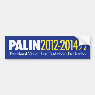 Palin 2012-2014 1/2 autoaufkleber
