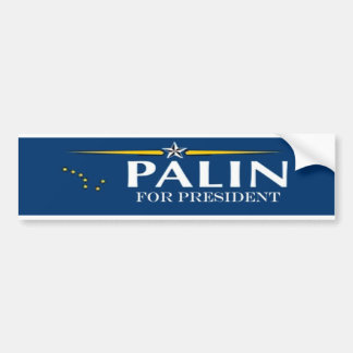 palin für pres autoaufkleber