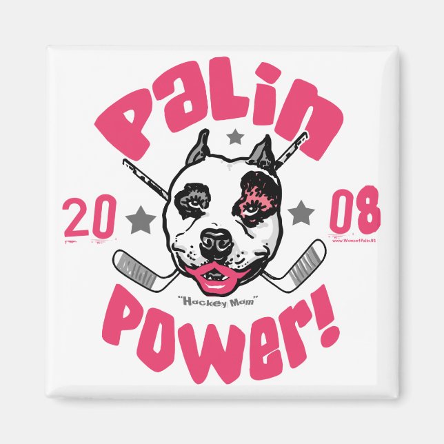 Palin Power 2008 Magnet (Vorne)