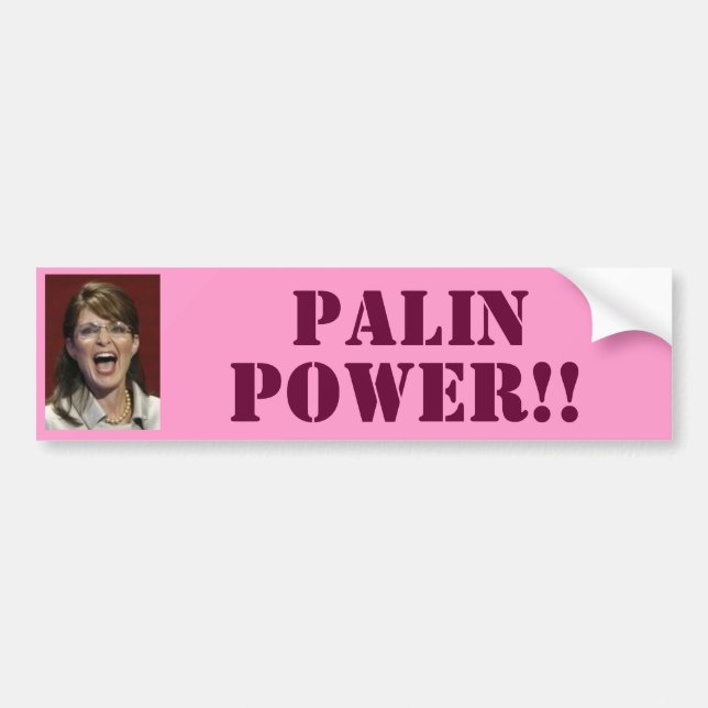 Palin Power!! - Autoaufkleber (Vorne)