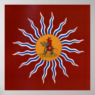 Palio Di Siena Contrada della Torre ( Turm)  Poster