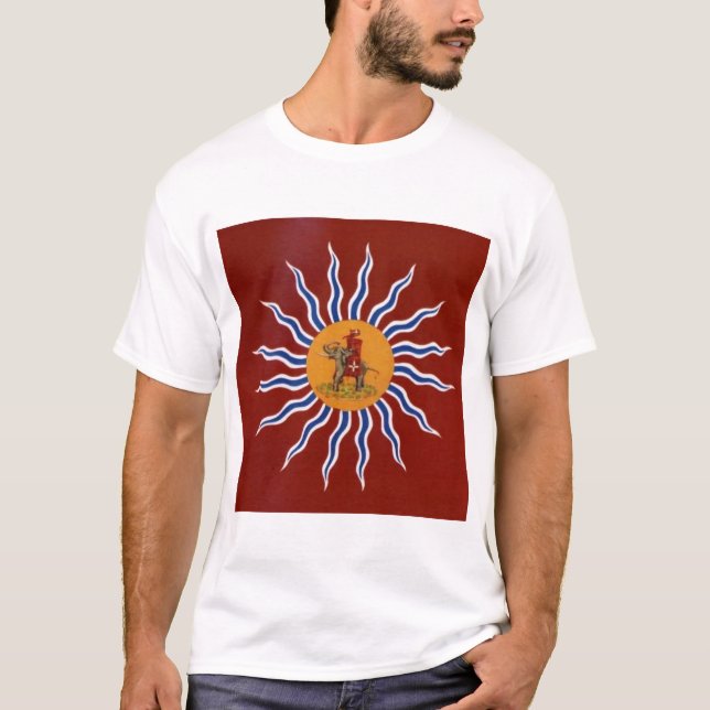Palio Di Siena Contrada della Torre (Turm) T-Shirt (Vorderseite)