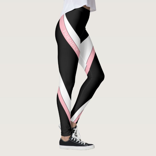 Palisade Designs Friendly Pink Ribbon Flow Leggings (Rechts)