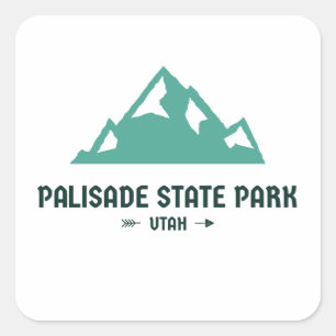 Palisade Staat Park - Utah Quadratischer Aufkleber