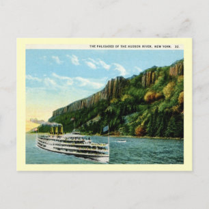 Palisaden des Hudson River, Vintag in den 20er Jah Postkarte