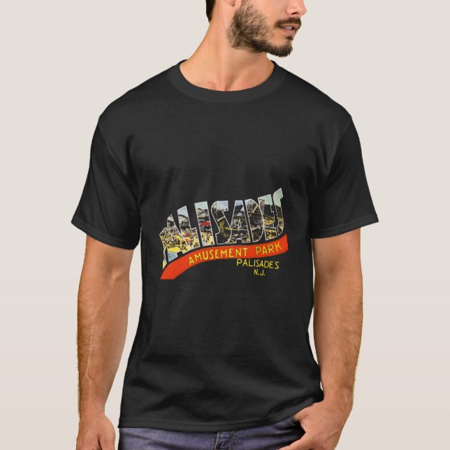 Palisades Amuset Park New Jersey T-Shirt (Vorderseite)