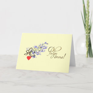 Palju ônne Occasion Card Feiertagskarte