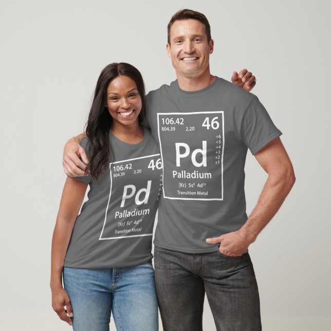 Palladium-Element (weiß) T-Shirt (Unisex)