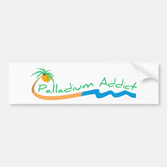 Palladium-Süchtig-Autoaufkleber Autoaufkleber (Vorne)