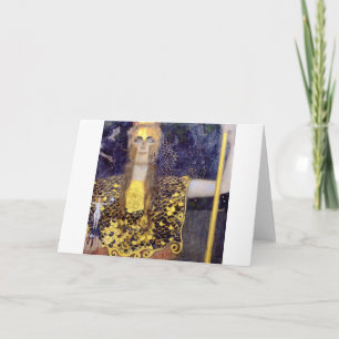 Pallas Athena, Gustav Klimt Karte