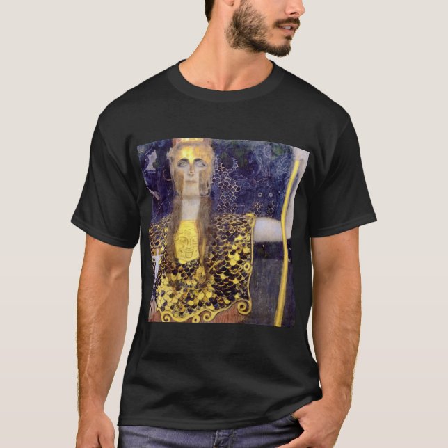 Pallas Athena, Gustav Klimt T-Shirt (Vorderseite)