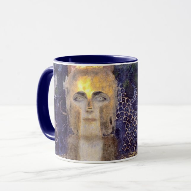 Pallas Athena, Gustav Klimt Tasse (Vorderseite Links)