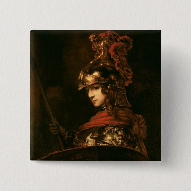 Pallas Athena oder, gepanzert, 1664-65 Button (Vorderseite)