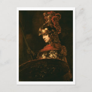 Pallas Athena or, Armoured Figur, 1664-65 Postkarte