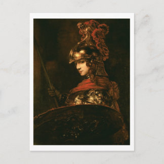 Pallas Athena or, Armoured Figur, 1664-65 Postkarte