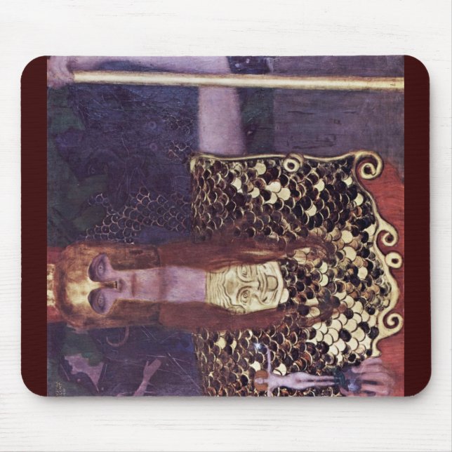 Pallas Athene durch Klimt Gustav Mousepad (Vorne)