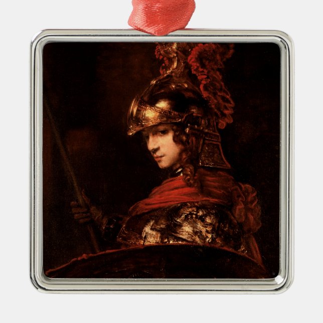 Pallas Athene oder, gepanzerte Zahl, 1664-65 Ornament Aus Metall (Vorne)