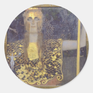 Pallas Athene Runder Aufkleber