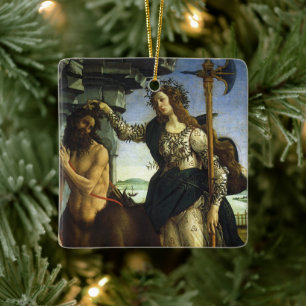 Pallas (Minerva) und Centaur von Sandro Botticelli Keramikornament