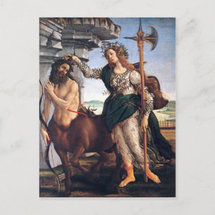 Pallas und Centaur, Sandro Botticelli Postkarte
