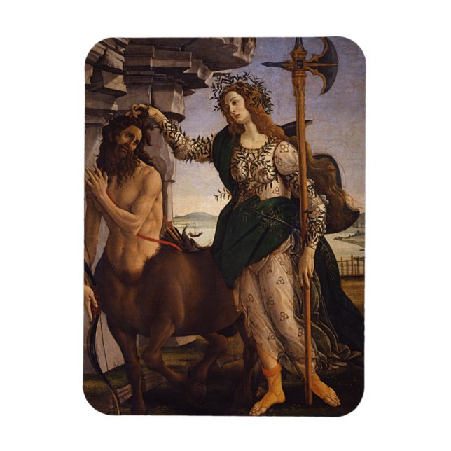 Pallas und Centaur von Botticelli Magnet (Vertikal)