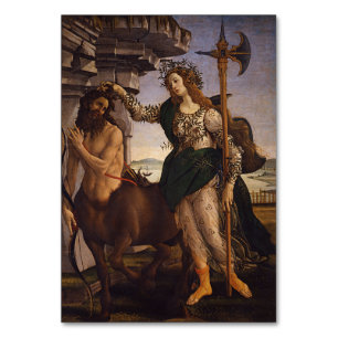 Pallas und Centaur von Botticelli Tischnummer