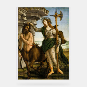 Pallas und Centaur von Sandro Botticelli Acrylschild