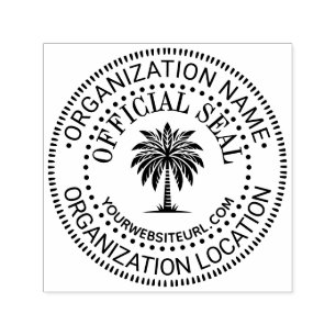 Palm #1 Generische benutzerdefinierte offizielle S Permastempel