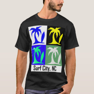 Palm and Surf Surf City NC T-Shirt