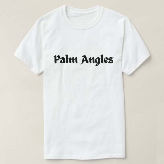 Palm Angles Tropisch T-Shirt (Design vorne)