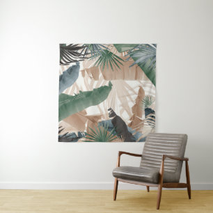 Palm Banana Blätter Bliss (Herbstfarben) 1 #tropic Wandteppich