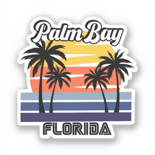 Palm Bay, Florida Aufkleber (Vorderseite)