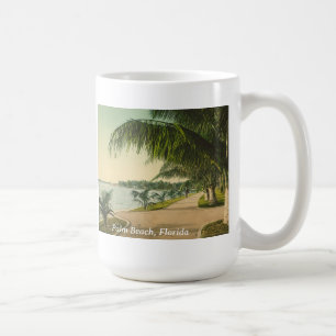 Palm Beach 1898 Vintage Florida-Szene Tasse